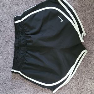 Black/White Small Nike Athletic Shorts